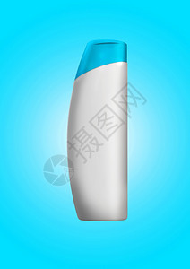 保湿剂高的3DMafing高分辨率图像白色洗发水瓶模板在彩色背景中隔离质量详细信息香水图片
