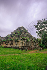 高棉王朝古老的城堡集团过去高棉王国公园亚洲景观图片