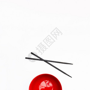 盘子空红碗筷隔离白色背景高分辨率照片空红碗筷子隔离白色背景高质量照片戳用具图片