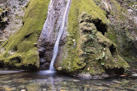 罗马尼亚苏萨拉瀑布详细描述的罗马尼亚公园古吉勒奈雷伊公园旅行荒野景观图片