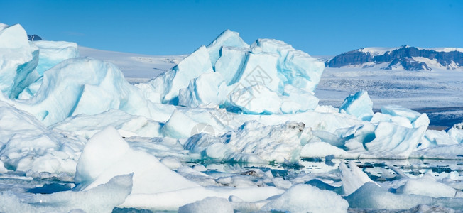 达古冰山天气北极冰岛Jokulsarlon冰川环礁湖山的景象选择重点全球变暖概念海背景