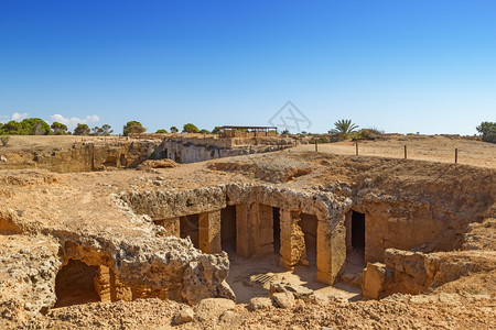 建造世界希腊语塞浦路斯被称为国王墓的古代帕福人图片