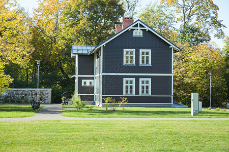 纪念馆老的2019年月7日拉脱维亚西格勒达市庄园图片