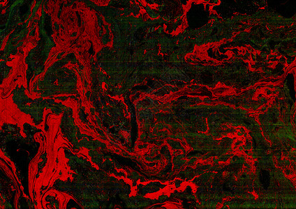 水质地带有大理石纹的红色和绿绘画油漆飞溅用于卡片横幅书籍封面和网页设计的彩色流体模板抽象背景带有大理石纹的红色和绿绘画油漆spl图片