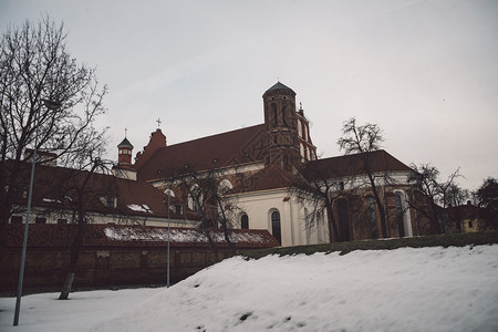 立陶宛维尔纽斯的圣安诺柯教堂和伯纳丁修道院塔砖安妮图片