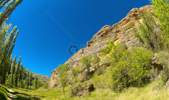 山预订木头RiverGorgesHocesdelDuraton自然公园塞哥维亚卡斯蒂利和莱昂西班牙欧洲图片