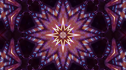 艺术折射3dKaleidoscopicBrightIbrightLillusion插图背景闪烁钻石曼达拉设计3d插图背景几何的图片