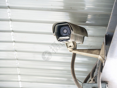 城市的隐私安装在机场和地铁的闭路电视安全摄像头用于安保警卫监测和视以防发生坏事及观看图片