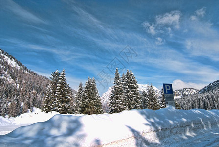 冬季雪景风光图片