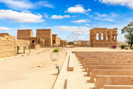 城市纪念碑旅游埃及阿斯旺的菲莱和特拉扬尔斯柯克的伊西神庙埃及阿旺的皮莱和亚什万伊希斯神庙图片