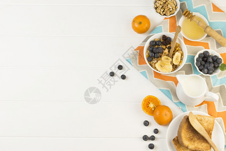 美丽的顶视图健康早餐分辨率和高品质美丽照片顶视图健康早餐高品质美丽照片概念吐司午餐图片