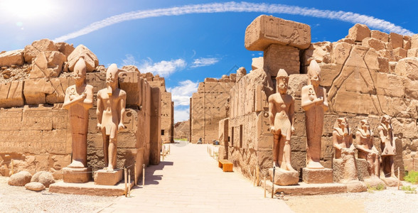 遗产埃及卢克索卡纳寺南塔庙旅行图片