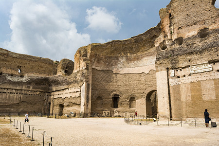 卡拉浴场遗址意大利罗马泰尔梅迪卡拉2017年9月1日卡拉泰尔梅迪浴场遗址这是罗马帝国时期最重要的浴场之一城市景观文化假期图片