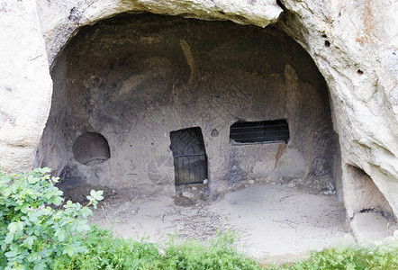 结石目的地火鸡洞穴房屋卡帕多西亚由希腊人在岩石中切割卡帕多西亚洞穴房屋雕刻在岩石中图片