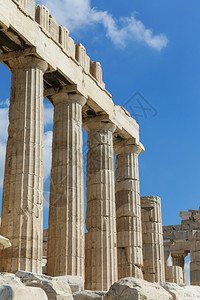 雅典娜古老的希腊雅大都会的帕台农神图片