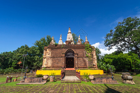 天空切特宗教的这是泰国清迈主要旅游景点晚上在清迈的Temple清迈的Temple图片