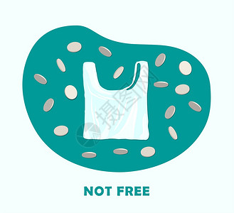 塑料袋插画_塑料袋卡通_塑料袋插图_手绘_板绘_摄图网