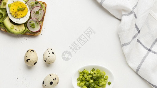 质量配有桌布清晰度和高品质的美景优图片彩蛋鳄梨三明治配有桌布优质和分辨率美容照片概念b花样高架蛋黄图片