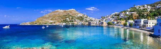 惊人的自然村庄美丽希腊岛屿LerosDodecanese欣赏AgiaMarina令人惊叹的希腊系列风景如画的小岛LerosDod图片