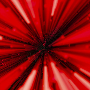 以正方形光流能隧道在亮火彩色红辐射背景上用长方形深红棒设计火焰爆炸或概念设计并配有长方形暗红杆数据未来派散热图片