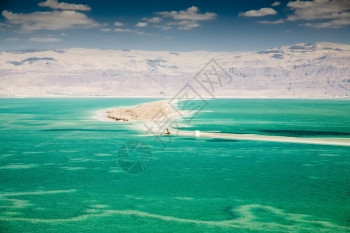 矿物遥远的以色列中死海约旦的看法咸干旱图片