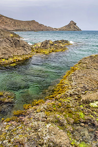 旅游环境拉西雷纳斯珊瑚礁美人鱼加塔尼贾尔自然公园角生物圈保护区阿尔梅里亚安达卢西班牙欧洲水图片