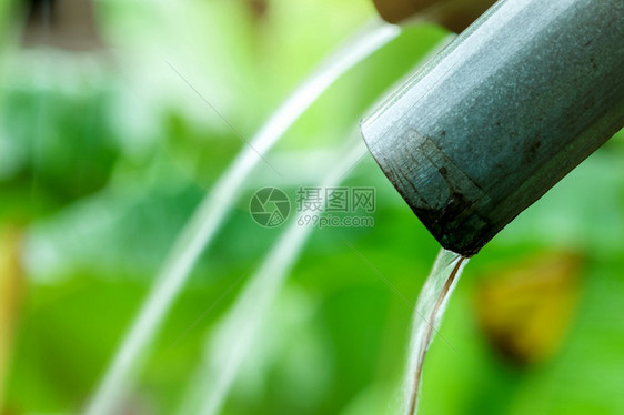 雨季潮湿的排水管道图片