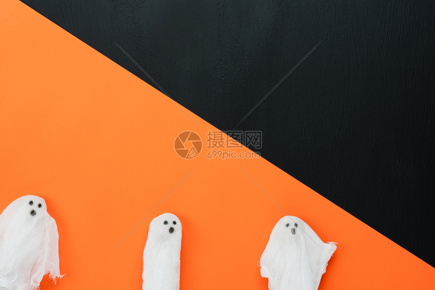以现代生锈的黑橙色纸2音调设计与白鬼相聚的主要对象Flat外衣配件基本物日新黑橙色纸质2型口音设计戏服卡通片黑色的图片