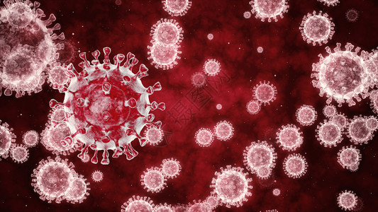 致病的案子细菌Corona危险和公共卫生风疾病流感爆发或冠状流感作为危险的菌株例如3D型危险细胞的大流行病医疗概念如3D型危险细图片