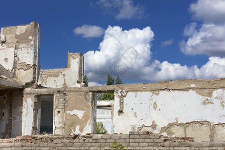 废墟现代的由于俄罗斯世界抵达乌克兰格鲁吉亚叙利境内房屋被毁悲痛和烧俄罗斯世界抵达乌克兰境内的结果具体图片