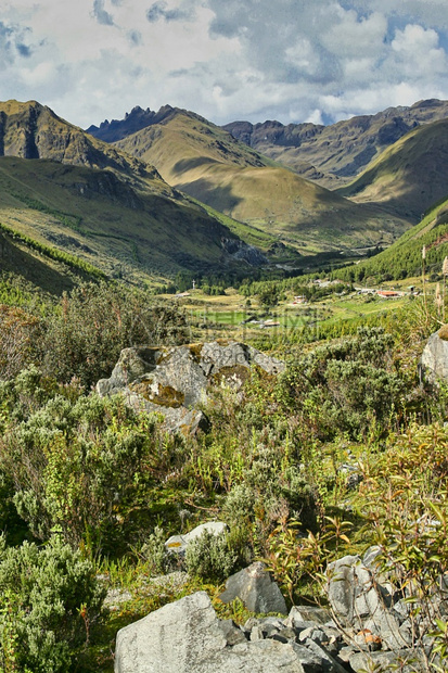 美国ElCajas公园ElCajas公园草地生态系统RamsrWetland美洲厄瓜多尔阿苏艾省高地丘陵保护图片
