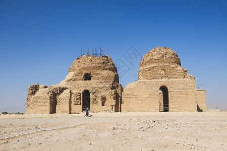 寺庙大厅SarvestanPalace是一座萨尼德时代的建筑于5世纪AD伊朗Sarvestan用面包砖石头和迫击制成的建筑伊朗人图片