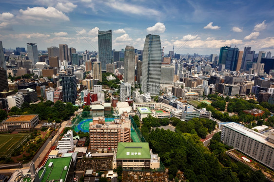 2015年6月日东京罗蓬吉区现代摩天大楼TokyoJAPANJUNE10View屋公司的已知图片