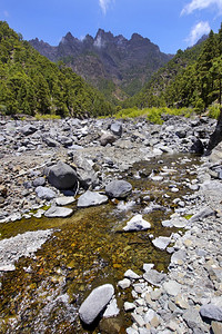 火山口岩石旅行塔布里恩特河和墙塔卡尔德拉布伦特公园生物圈保护区津巴布韦环境保护署LIC拉帕尔马加那利群岛西班牙欧洲图片