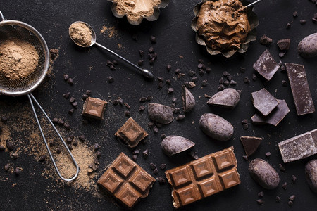 糖解析和高品质的美丽照片顶端风景美味巧克力甜点准备就绪高质量和清晰的漂亮照片概念优美的图片很好吃的巧克力甜点准备就绪咖啡卡布奇诺图片