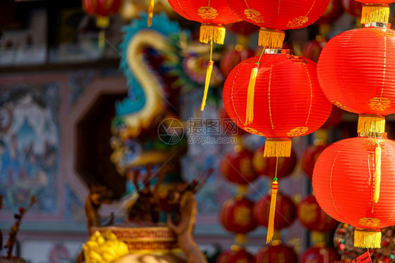 传统灯笼新年装饰图片