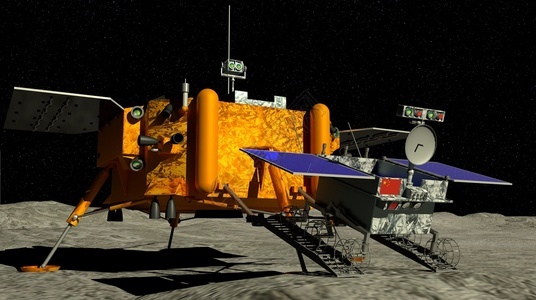 质地景观2019年月3日长经4月球探测器的后代Yutu2月球漫游于表面沟通图片