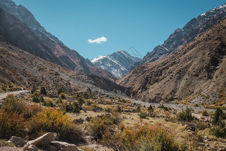 雪巴基斯坦SkarduGilgitBaltistan卡拉科姆山脉区的荒野地自然景观喀喇昆仑高的图片