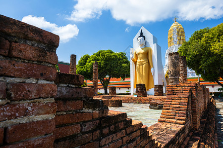 艾也是泰国Phitsanulok主要旅游景点泰国菲特萨努洛克Phitsanulok的观光胜地在WatPhraSiRattanaM图片