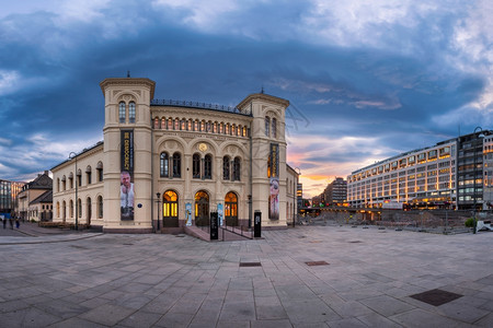地标志奥斯陆挪威2014年6月12日在奥斯陆诺贝尔和平中心全景诺贝尔和平中心于205年由挪威国王哈拉尔五世陛下开幕建筑学图片