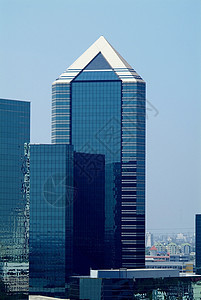 高楼办公大楼建筑城市玻璃建筑学办公室蓝色摩天大楼图片