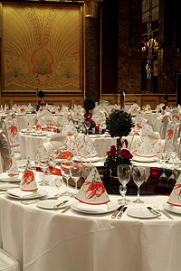 缔约方表格客人食物白色奢华庆典海鲜陶器龙虾玻璃小龙虾图片