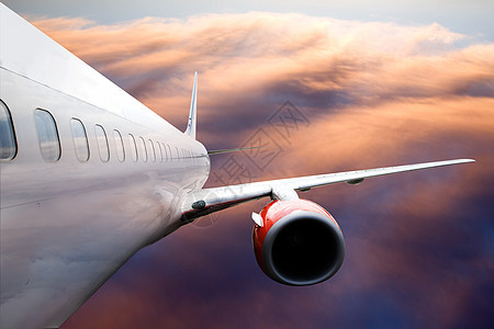 飞行中的飞机天空喷射飞机场巡航运输航空旅游航班商业翅膀图片