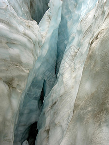 冰川融化的封闭环境蓝色白色全球气候裂缝图片