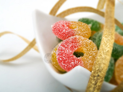糖果糖饮食派对甜品食物丝带小吃味道营养甜点图片