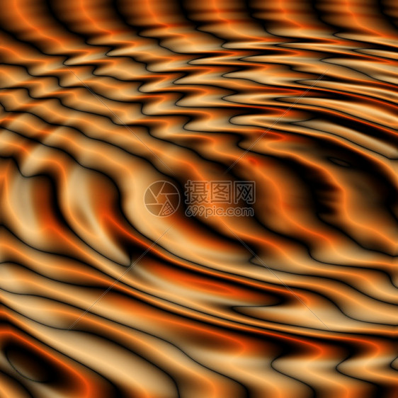 黑色橙色波纹 1图片