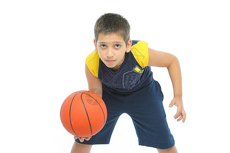 孤立的男孩打篮球冠军工作室锦标赛孩子们力量男性衣服成功比赛法庭图片