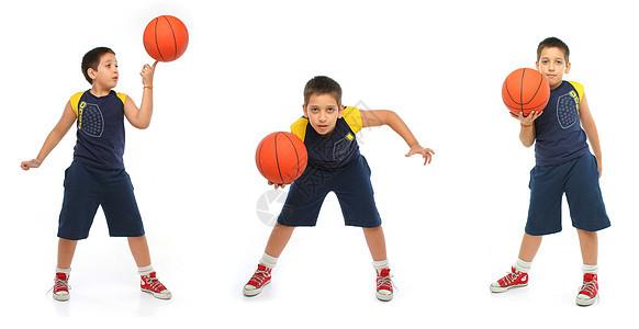 孤立的男孩打篮球篮子成功玩家孩子们男性运动篮球团队游戏青年图片