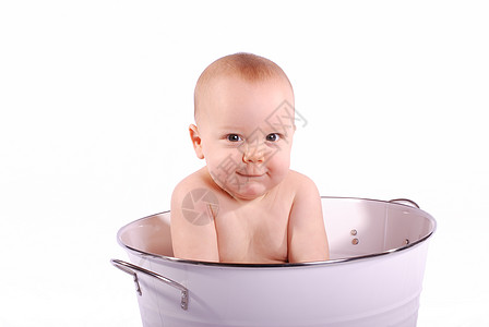 害羞 白浴缸可爱的宝宝图片