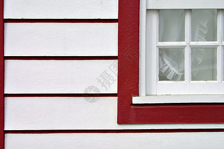 内部细节生活线条房子图形学白色住宅住房窗户红色玻璃背景图片